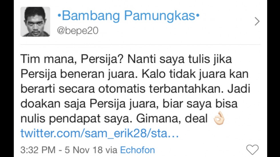 “Persija Juara, Sudah Diatur?” 2/5